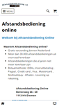 Mobile Screenshot of afstandsbediening.nl