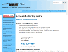 Tablet Screenshot of afstandsbediening.nl